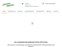 Tablet Screenshot of brennstoffe-doetschel.de